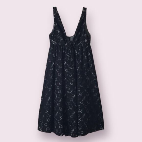 Emporio Armani Black Floral Dress | Size 12 - Picture 1 of 4